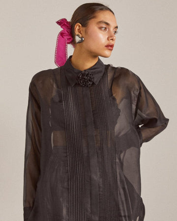 Bel Pin Tuck Shirt