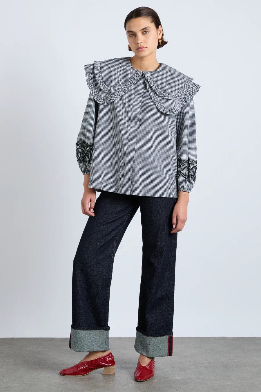 Lois Double Collar Blouse