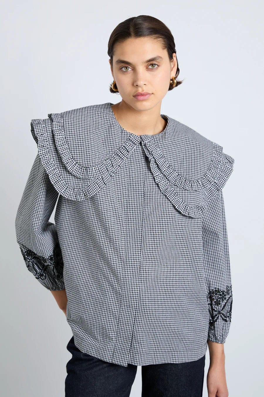 Lois Double Collar Blouse