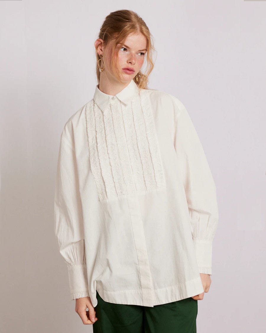 Tuxedo Ruffle Shirt