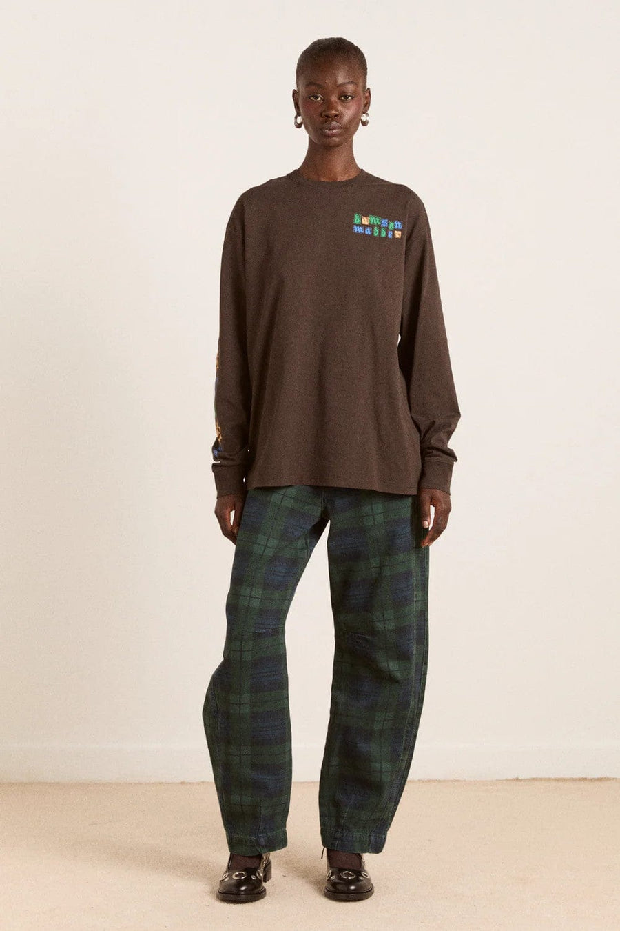 Patchwork Quilt Long Sleeve Tee