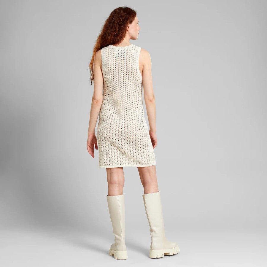 Kramfors Crochet Dress Vanilla White