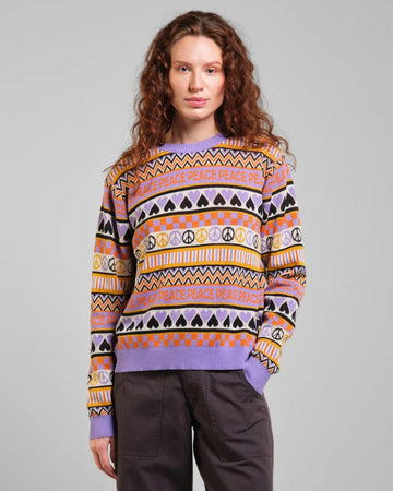 Arendal Jumper Peace Purple