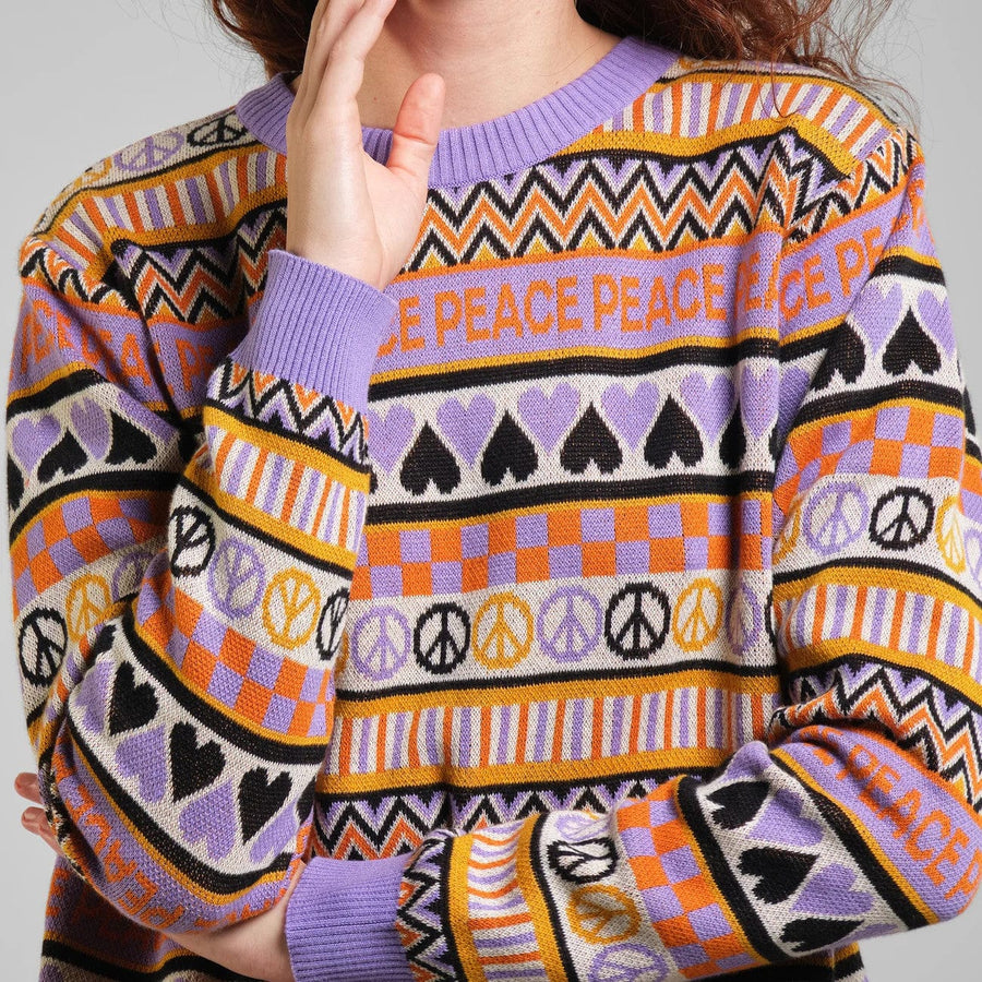 Arendal Jumper Peace Purple