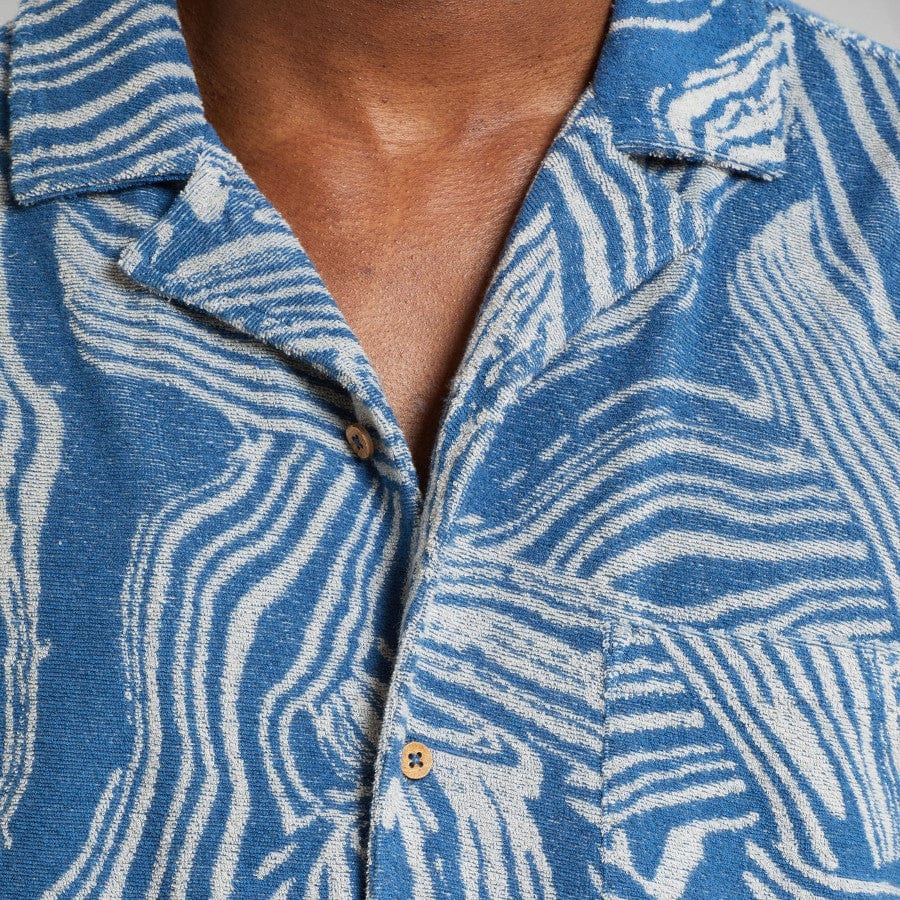 Marstrand Terry Shirt Clay Swirl Blue