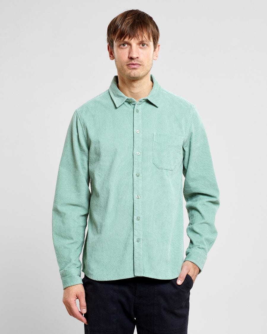 Varberg Shirt Granite Green Cord