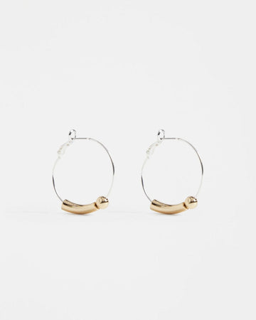 Enna Hoop Earrings Gold