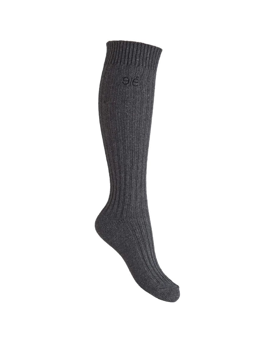 Yoyo Knee Socks Grey Mélange