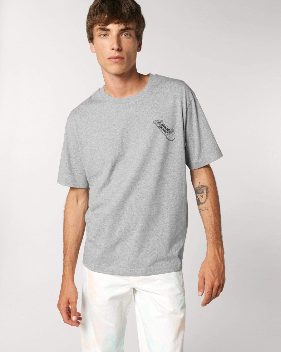 Heather Grey Skateboard T-Shirt