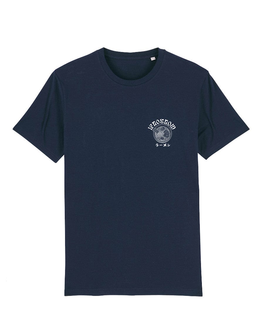 Noodles Pocket Print T-Shirt Navy