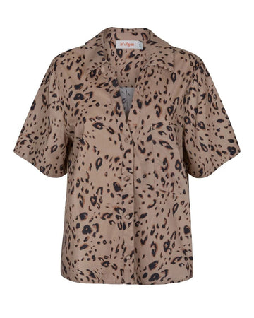 Matilde Top Brushtroke Leopard