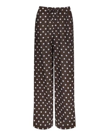 Mia Trousers Brown Polka