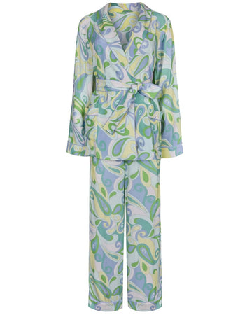 Rizzo Trousers Green Paisley