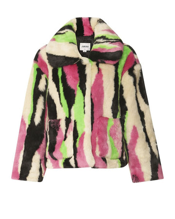 Traci Jacket Multi Stripe