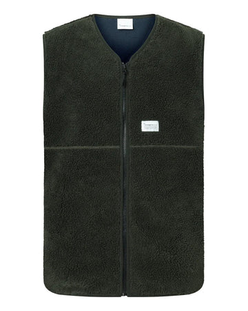 Teddy Vest Forest Green