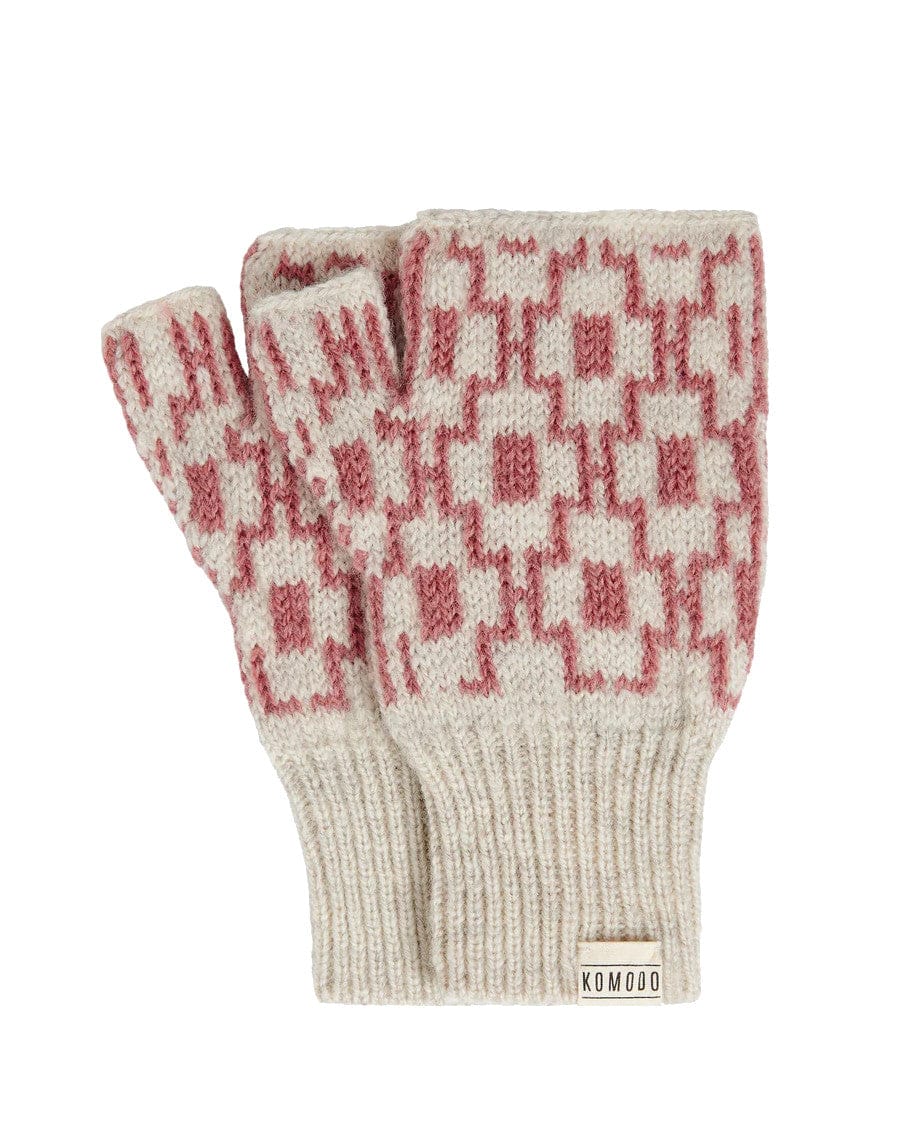 Pink Abstract Gloves