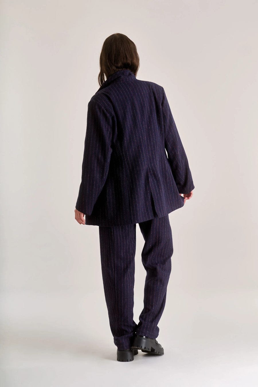 Ophelia Jacket Navy Stripe