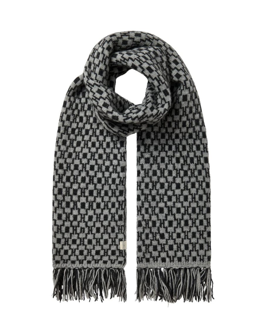 Grey Abstract Scarf