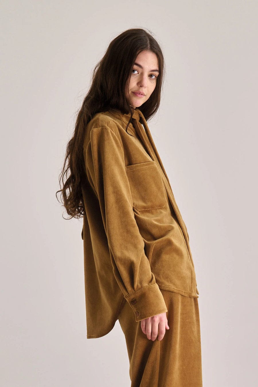 Ford Shirt Olive Velvet