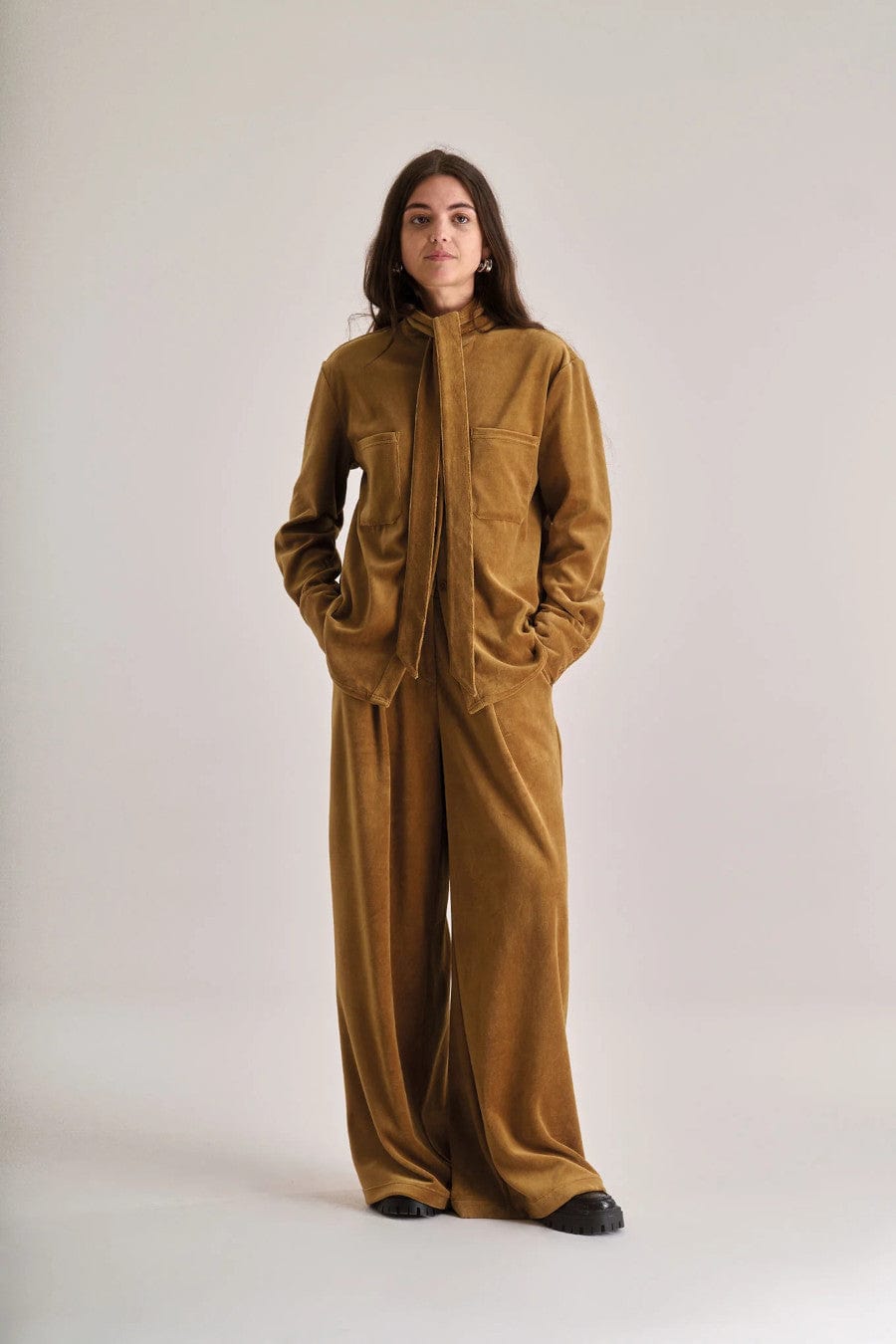 Ford Shirt Olive Velvet