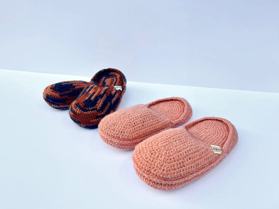 Hide Slippers Terracotta Space Dye