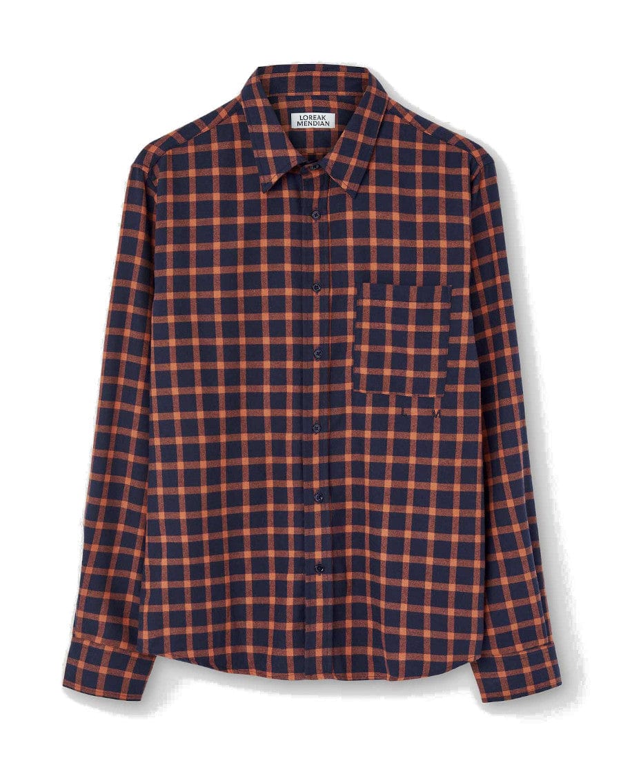 Elordia Shirt Orange Check