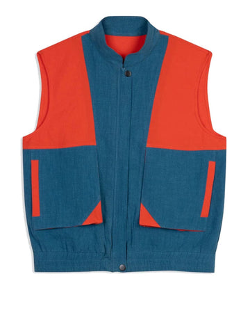 Tomato Blue Gilet