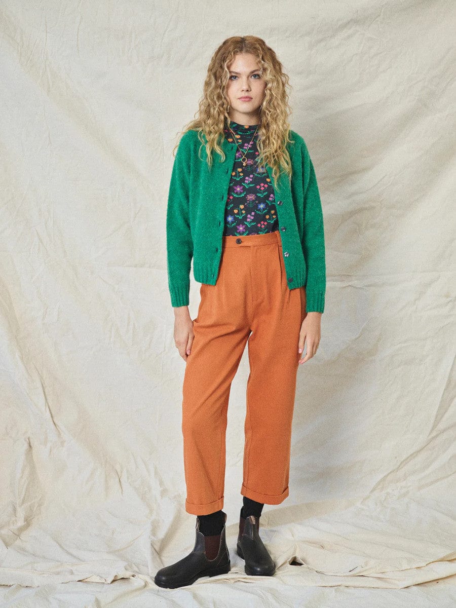 Pleat Front Trousers Pumpkin