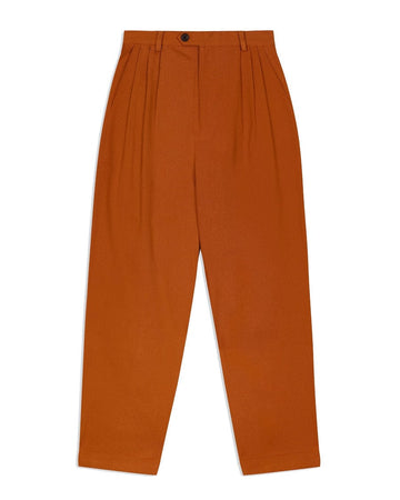 Pleat Front Trousers Pumpkin