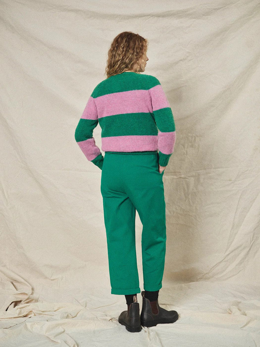 Brushed Stripe Jumper Pixie/Pink