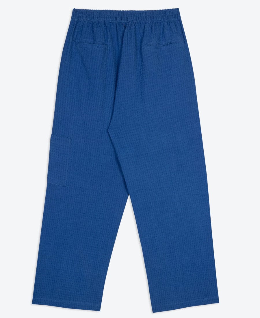 Seersucker Barrel Leg Trouser