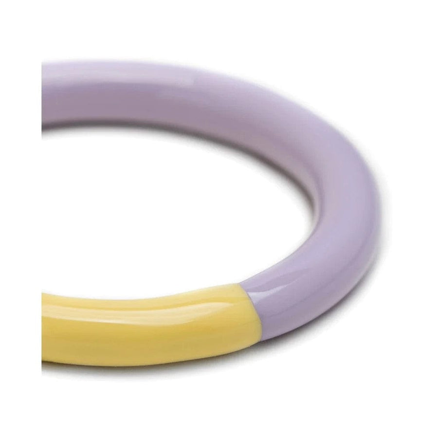 Double Enamel Ring Yellow / Lavender
