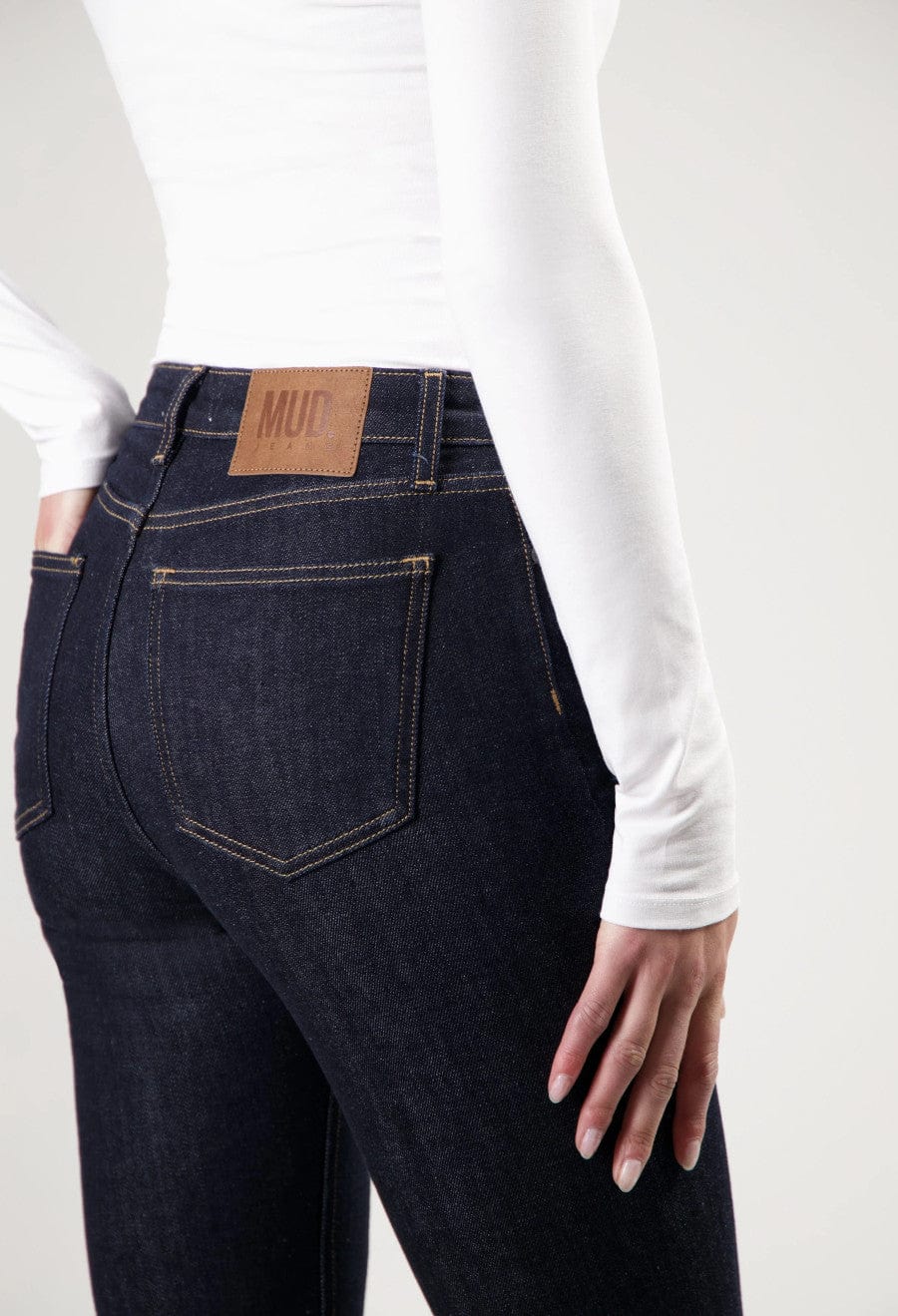 Isy High Flared Jeans Strong Blue