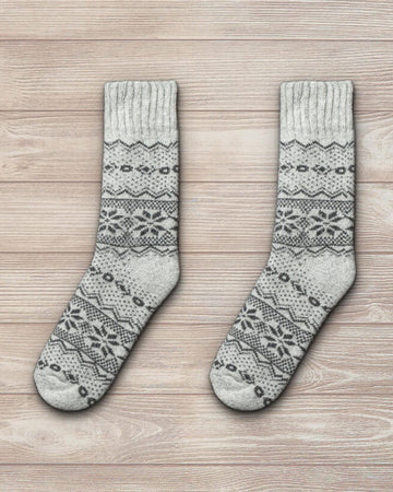 Bergen Socks White