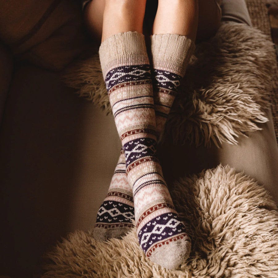 Ida Knee High Socks Cream