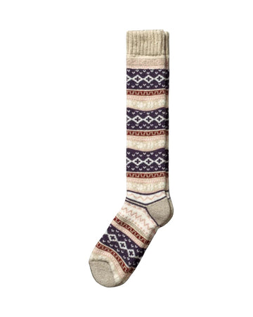 Ida Knee High Socks Cream