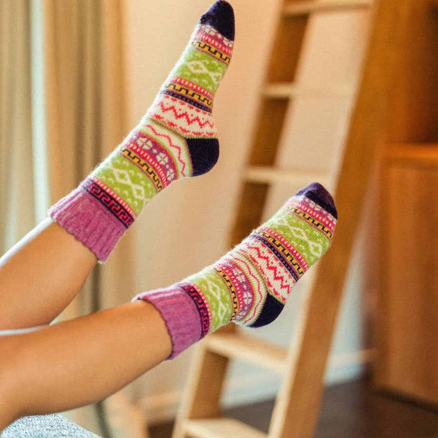 Ida Socks Purple