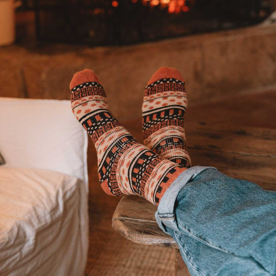 Sofia Socks Orange