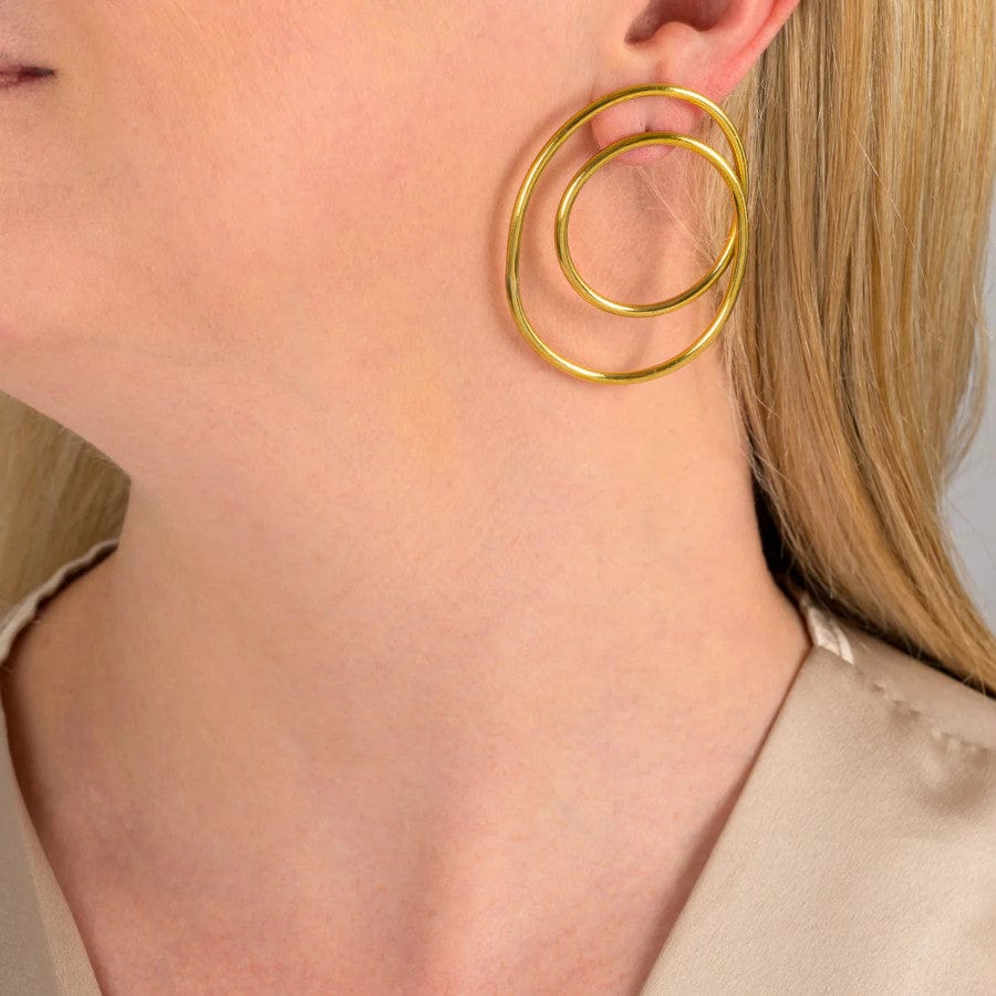 Dira Brass Earrings