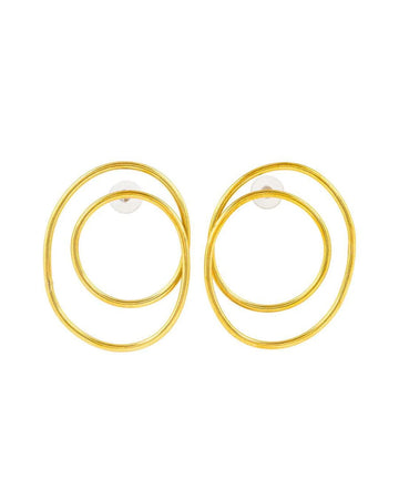Dira Brass Earrings