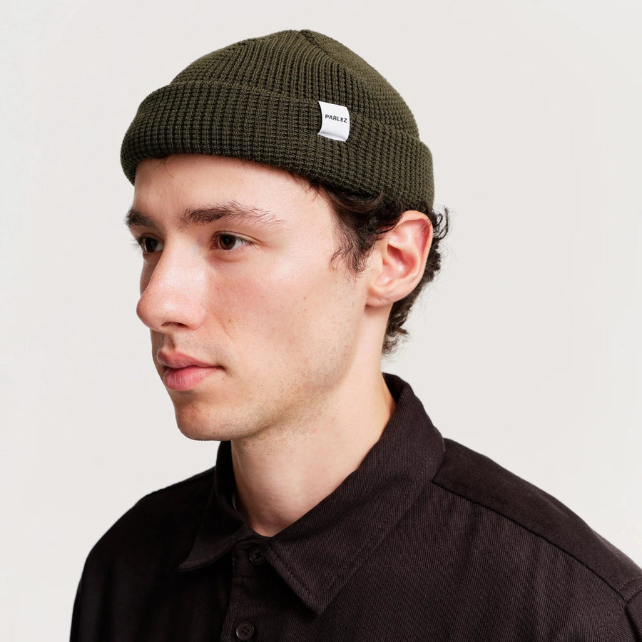 Metior Waffle Beanie Moss
