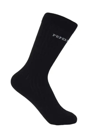 Ribbed Socks Black