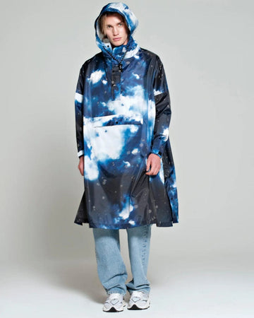 Starry Night Rain Poncho