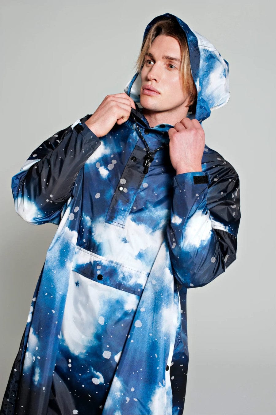 Starry Night Rain Poncho