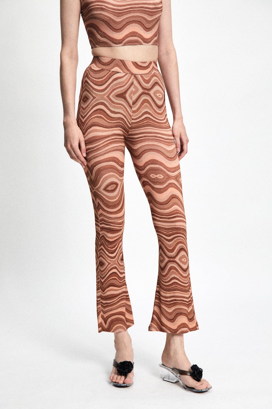 Grigg Trousers Brown Swirl