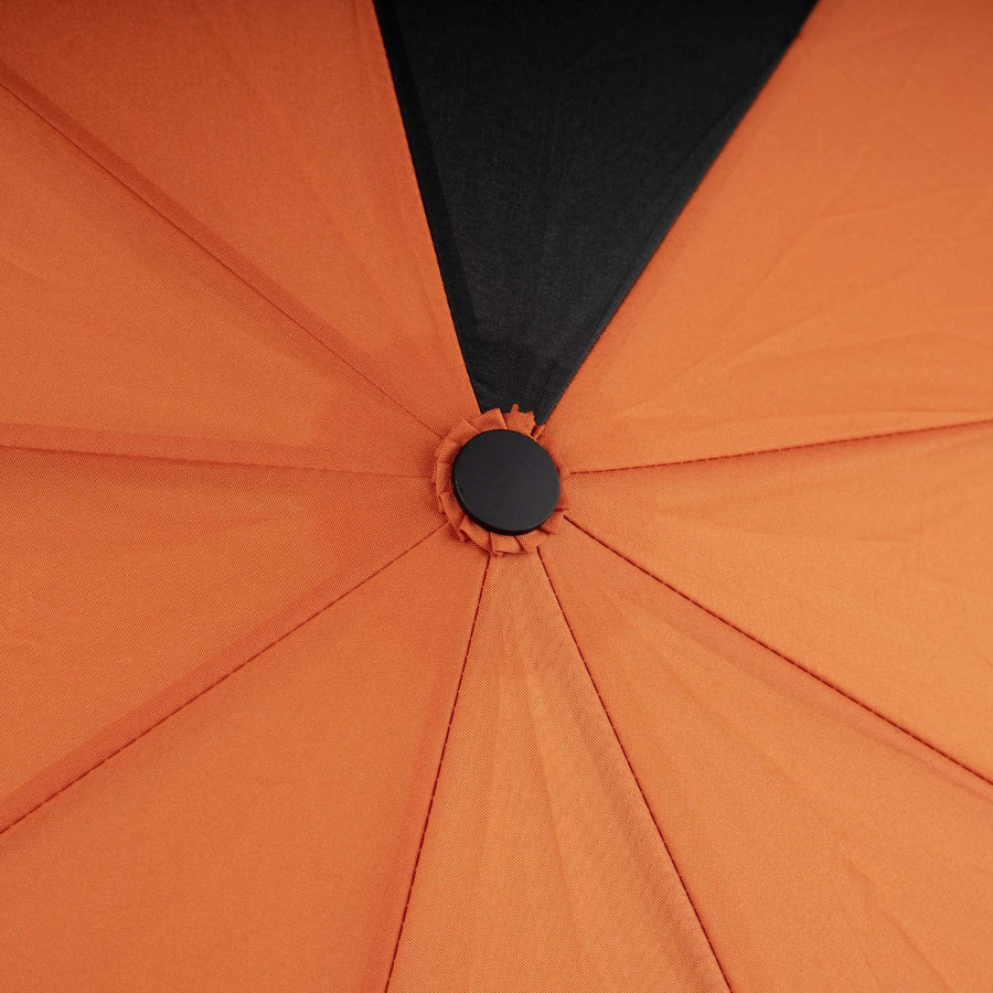 Waterloo Umbrella Burnt Orange & Black