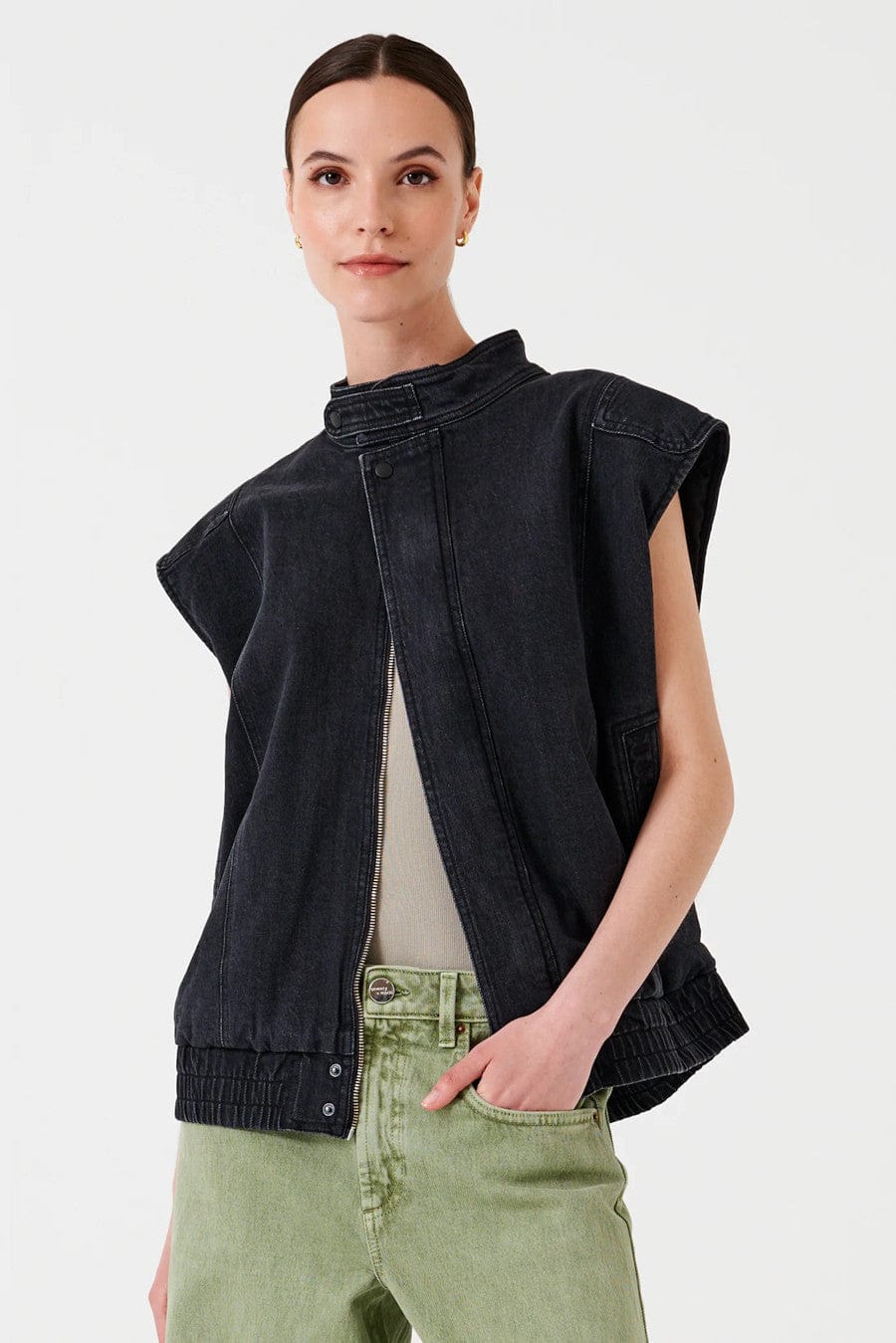 Sleeveless Oversized Juno Jacket