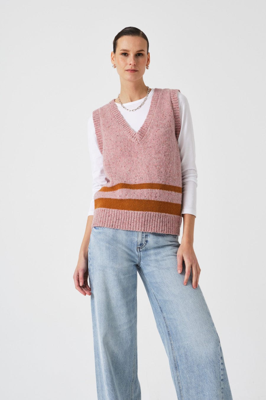 Cassidy Vest Dusty Pink