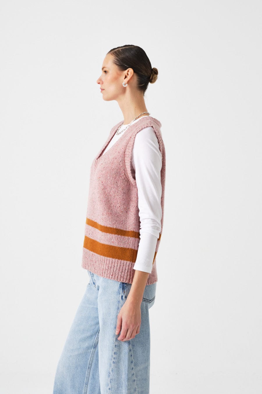 Cassidy Vest Dusty Pink