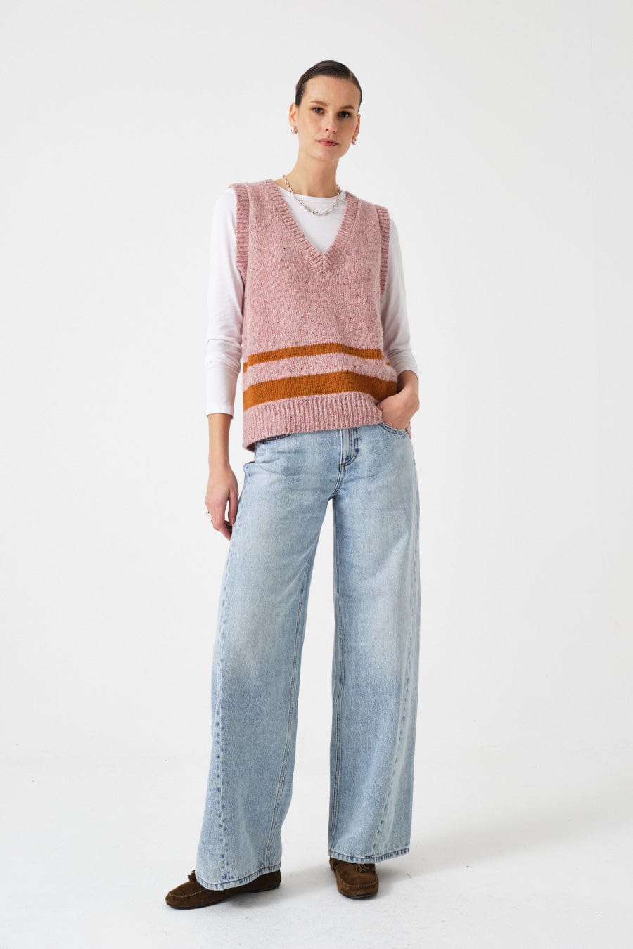 Cassidy Vest Dusty Pink